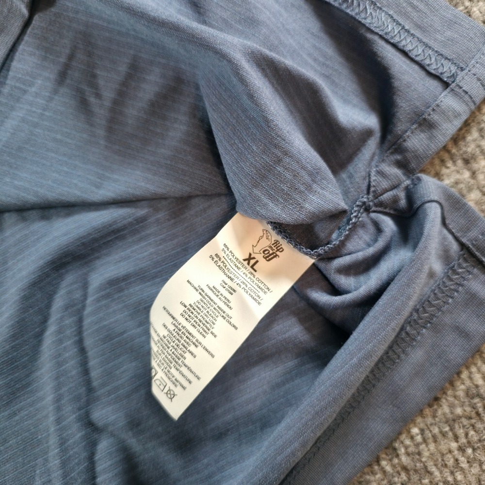 Travis Mathew All Day Access Polo Shirt Mens XL Blue Golf Trilogy Aviation - Picture 5 of 11